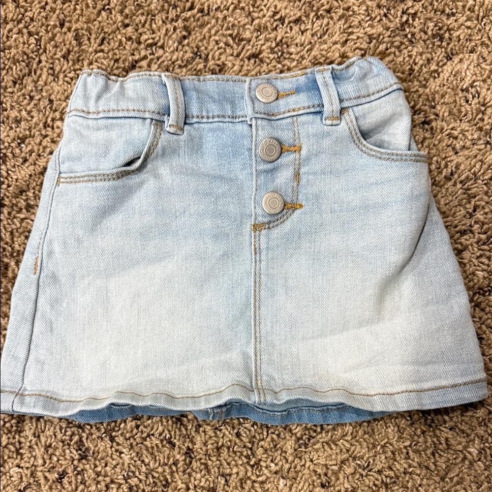 2t girls old navy jean skirt